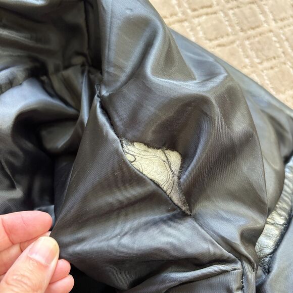 VTG Detroit Red Wings Stanley Cup Champions Leather Jacket Jeff Hamilton Large - Picture 11 of 14